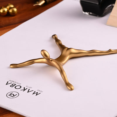 Mukul Goyal ID Paper Weight - Burnished Brass