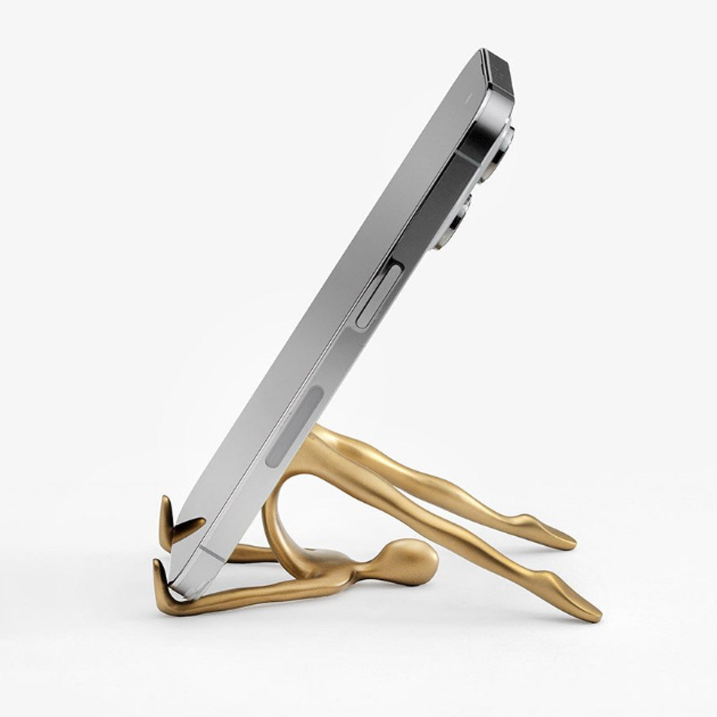 Mukul Goyal ID Yoga Phone/Tab Rest - Burnished Brass 1