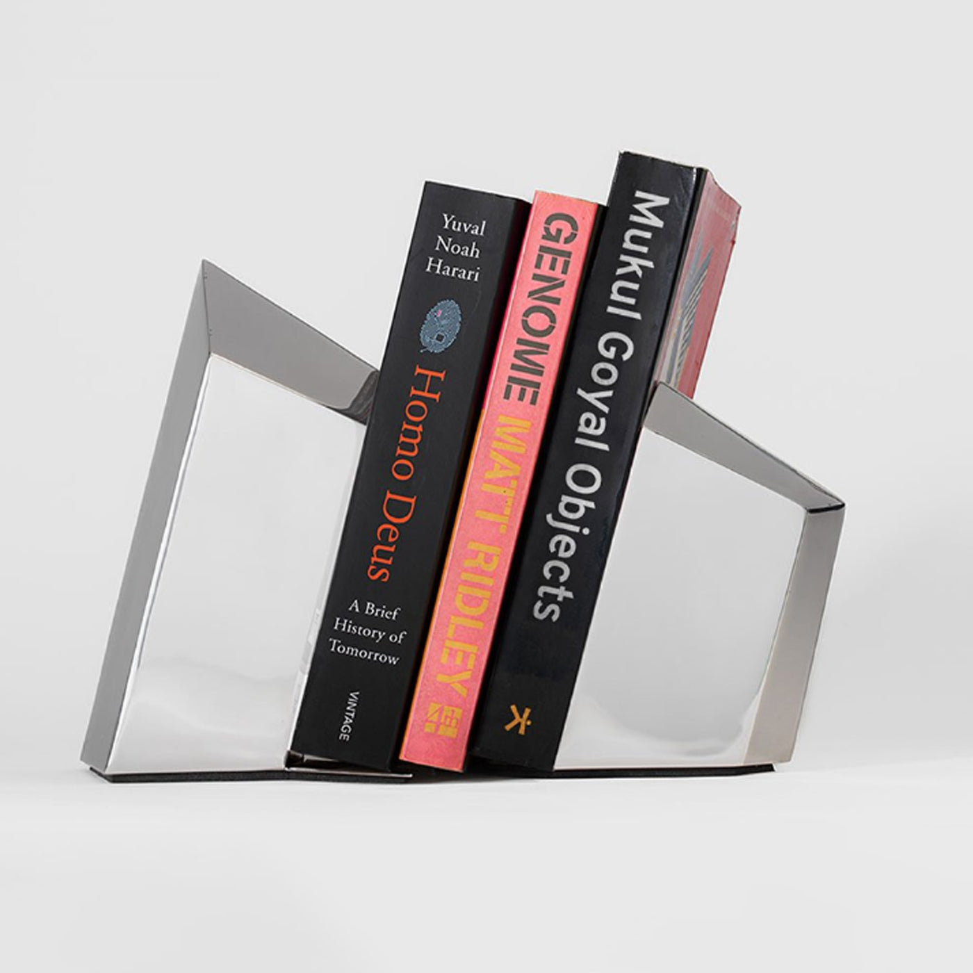 Mukul Goyal Tectonic Bookends - Stainless Steel 3