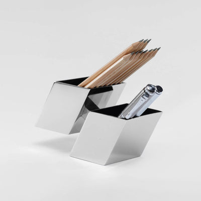 Mukul Goyal Tectonic Pen Holder - Stainless Steel 2