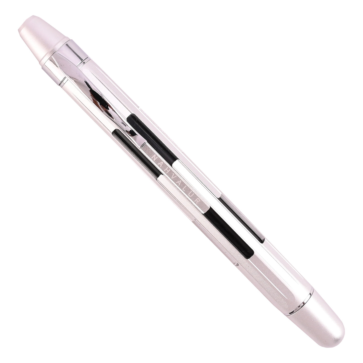 Nahvalur Eclipse Pure Silver Fountain Pen 3