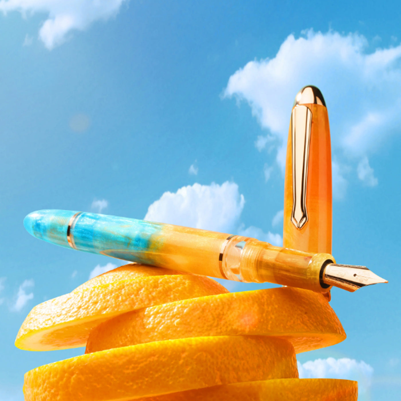 Nahvalur Horizon Fountain Pen -  Soleil