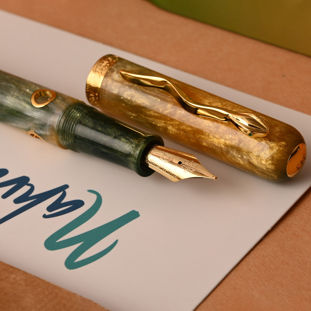 Buy Nahvalur Snake Fountain Pen | Nahvalur Pen of the Year 2025|Makoba