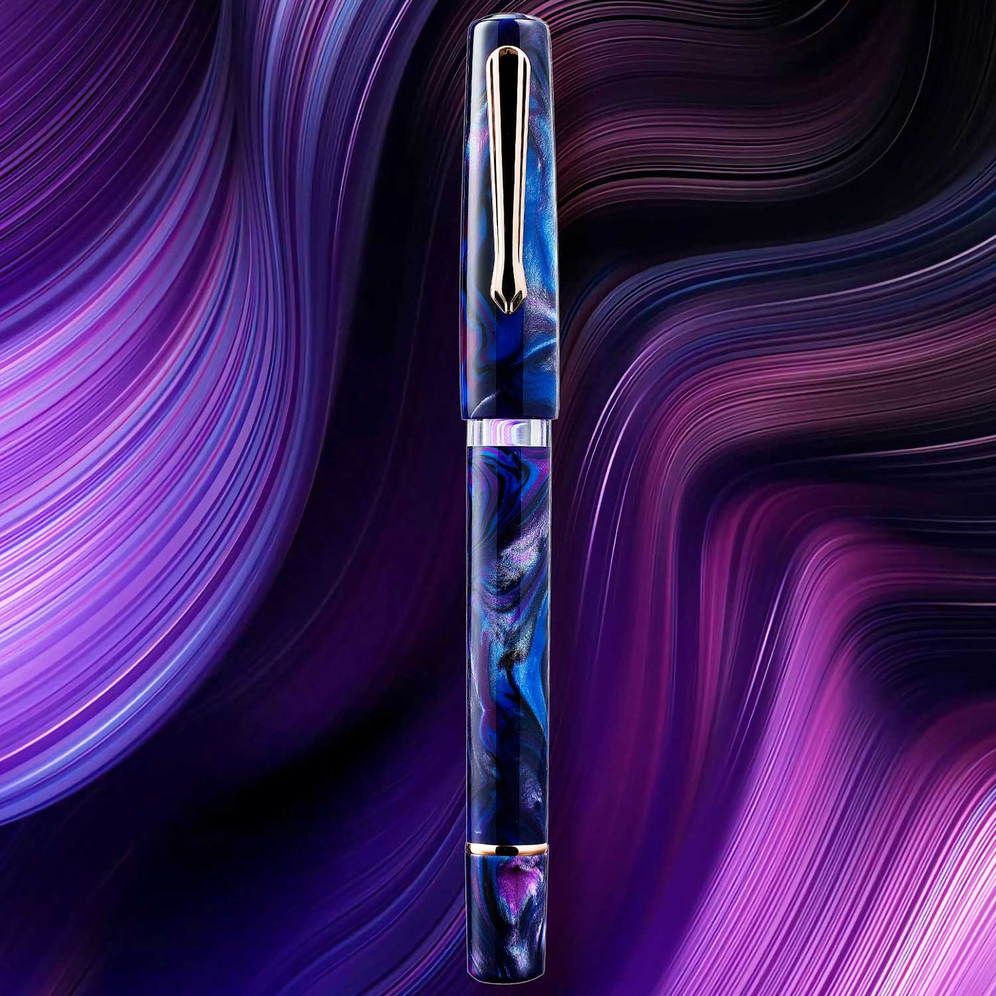 Nahvalur Schuylkill Fountain Pen - Cichlid Purple RGT 6