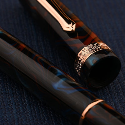 Nahvalur Schuylkill Fountain Pen - Dragonet Sapphire 10