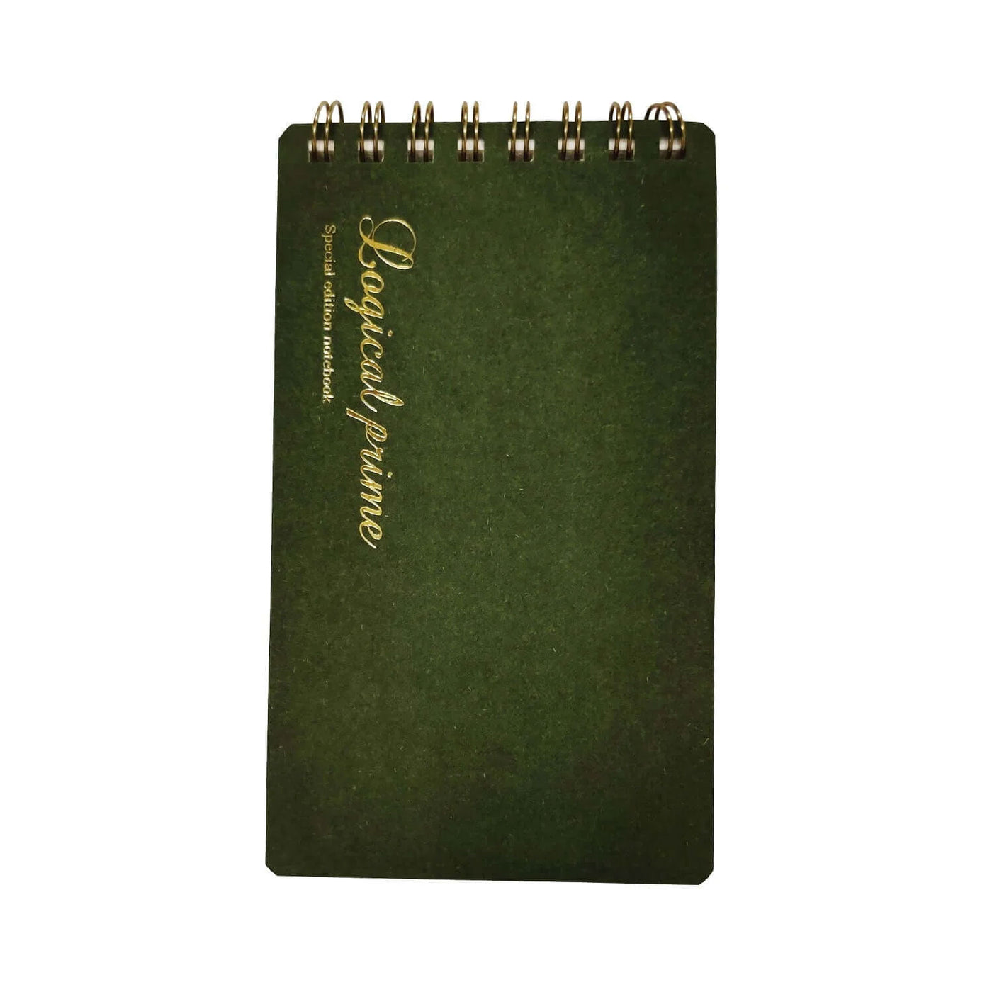 Nakabayashi Logical Prime Fountain Pen Friendly Spiral Notebook Green - 7mm Ruled 8