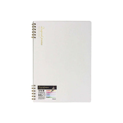 Nakabayashi Logical Prime Fountain Pen Friendly Spiral Notebook White - Unruled 11