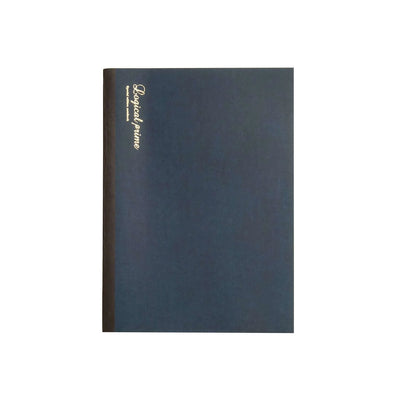 Nakabayashi Logical Prime Fountain Pen Friendly Stitched Notebook, Blue - 6mm Ruled 1