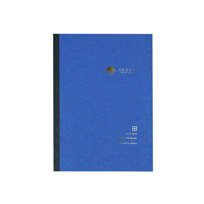 Nakabayashi Yu-Sar Fountain Pen Friendly Notebook Blue - Sqr Ruled 1