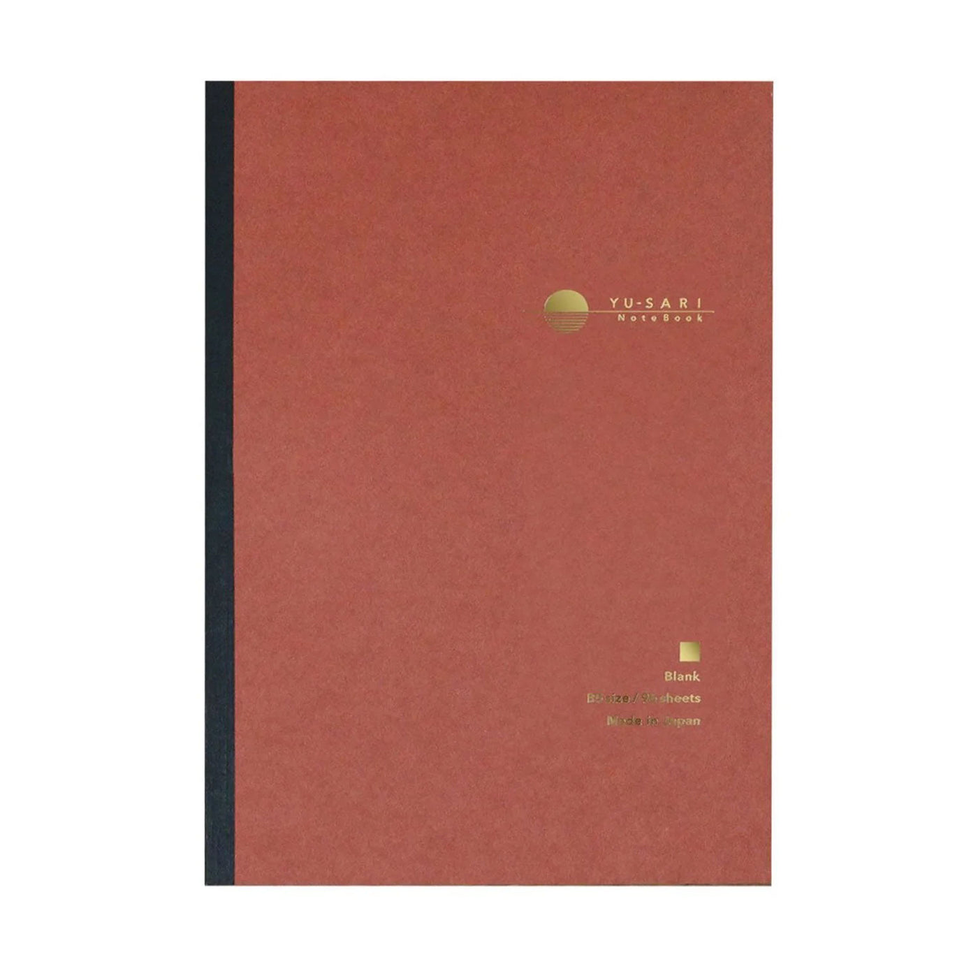 Nakabayashi Yu-Sari Fountain Pen Friendly Notebook Rust - Unruled 3