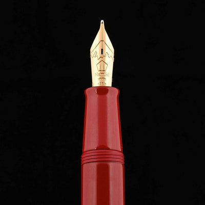 Namiki Yukari Royale Urushi No.20 Fountain Pen Vermilion Red 18K Gold Nib 7