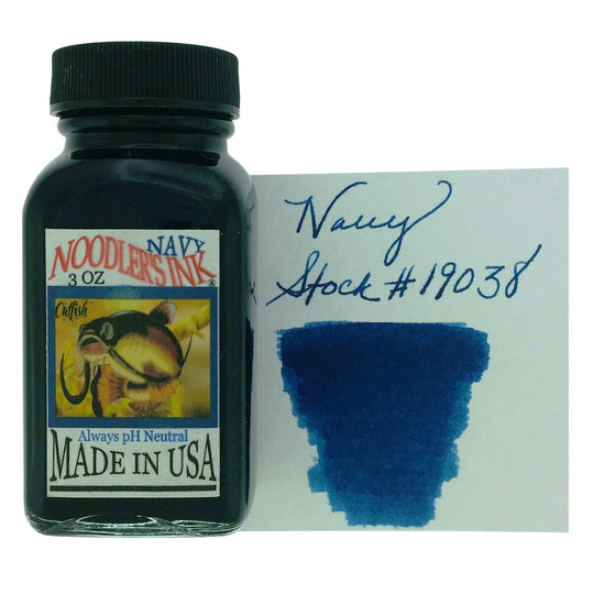 Noodler's 19038 Navy Ink Bottle, Blue - 88ml