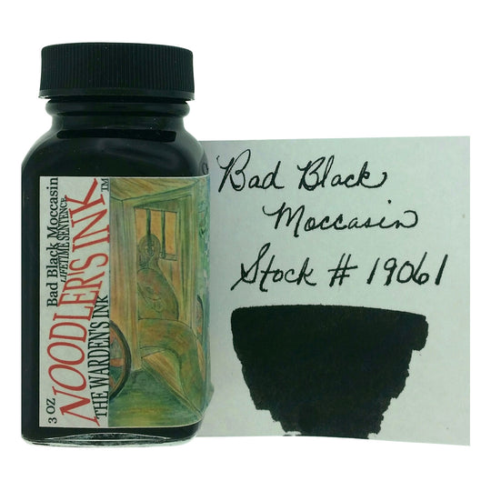 Noodler's 19061 Bad Black Moccasin Ink Bottle - 88ml