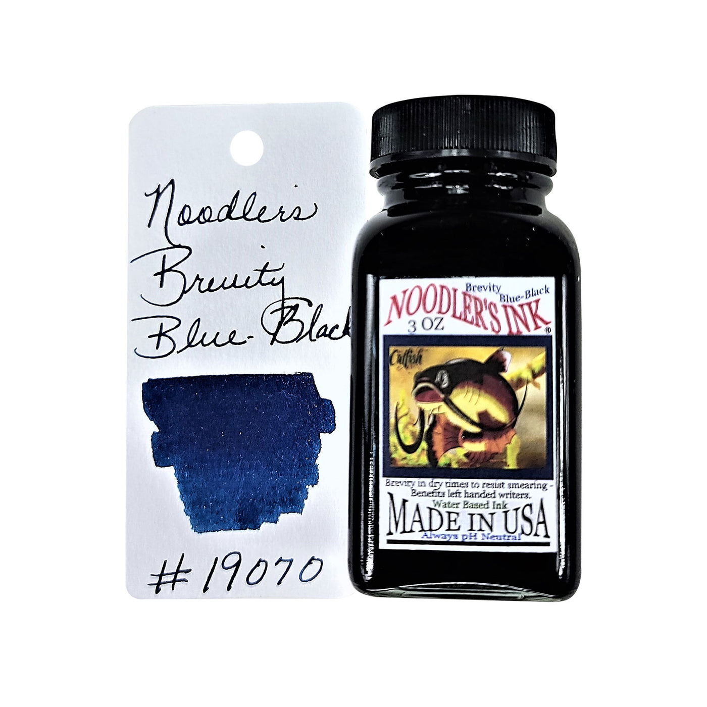 Noodler's 19070 Brevity Blue Black Ink Bottle - 88ml