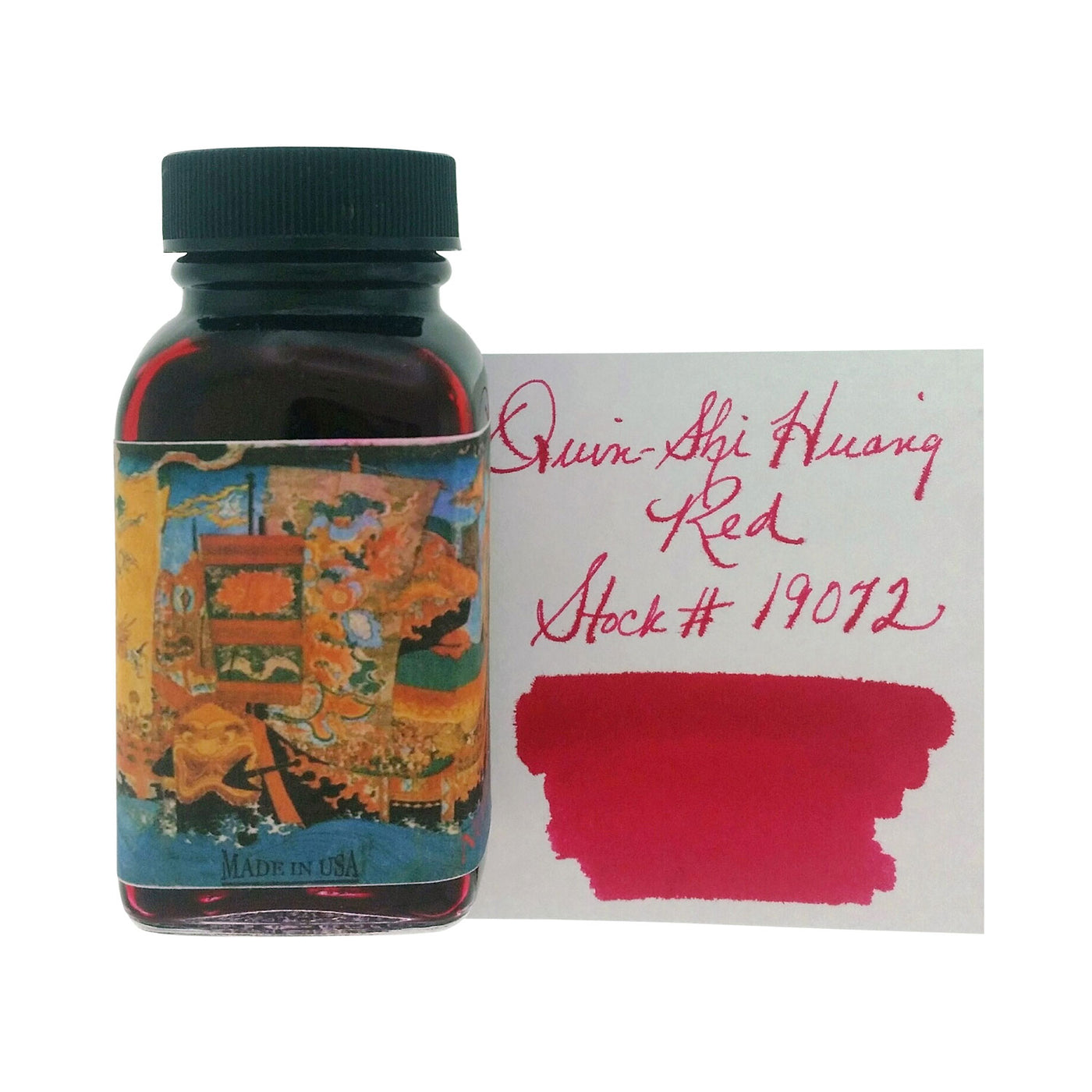 Noodler's 19072 Qin Shi Huang Red Ink Bottle Pink - 88ml