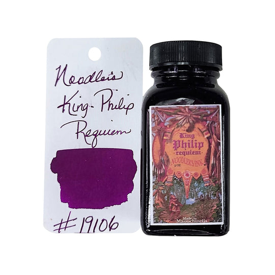 Noodler's 19106 King Philip Requiem Ink Bottle, Purple - 88ml