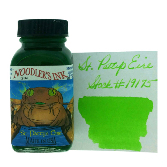 Noodler's 19175 St. Patty's Eire Highlighter Ink Bottle, Green - 88ml