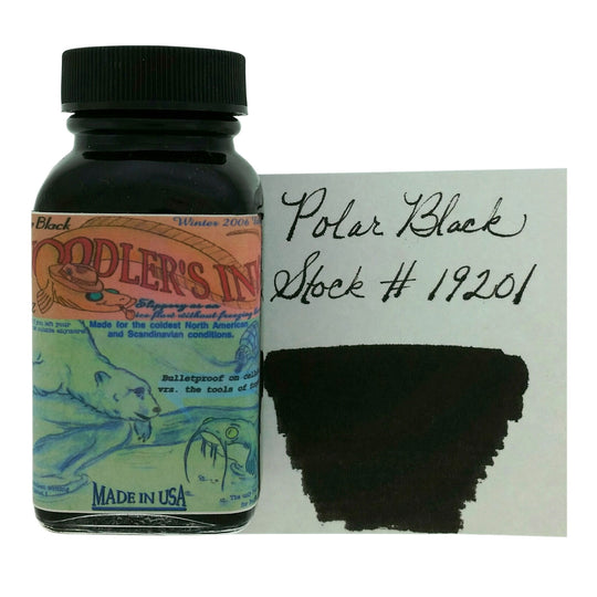 Noodler's 19201 Polar Black Ink Bottle, Black - 88ml