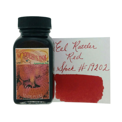 Noodler's 19202 Eel Rattler Red Ink Bottle - 88ml