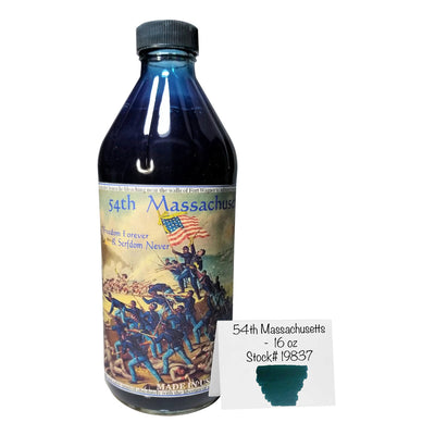 Noodler's 19837 54th Massachusetts Ink Bottle Blue - 475ml