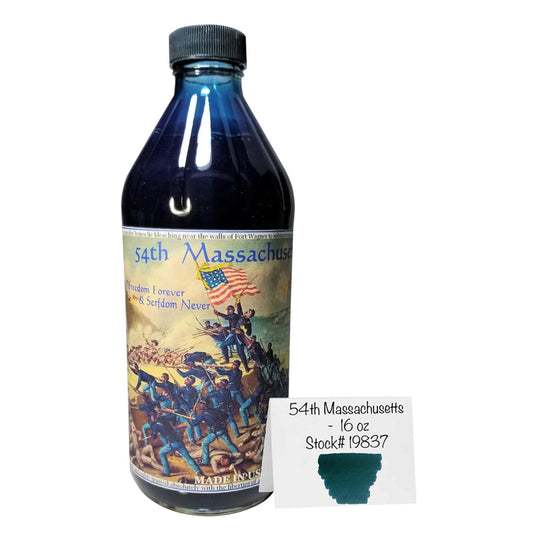 Noodler's 19837 54th Massachusetts Ink Bottle, Blue - 475ml
