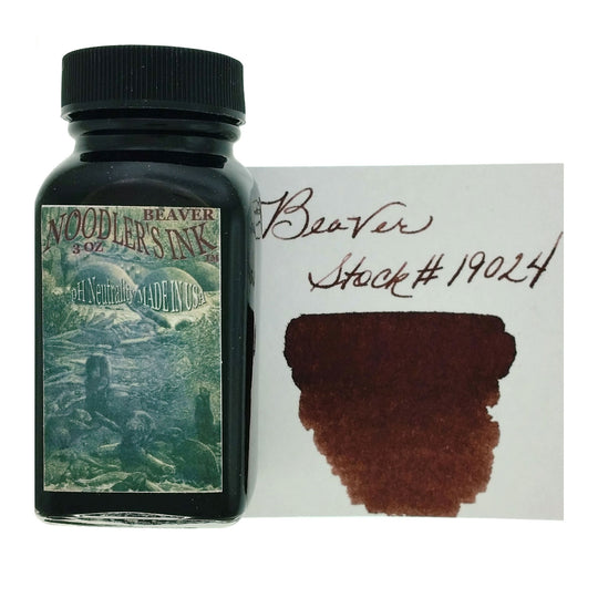 Noodler's 19024 Beaver Ink Bottle, Brown - 88ml