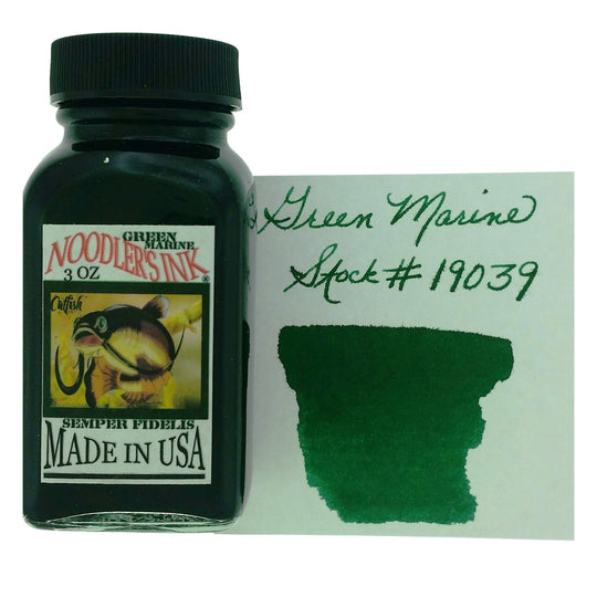 Noodler's 19039 Green Marine Ink Bottle, Green - 88ml