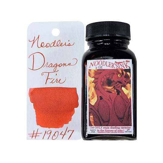 Noodler's 19047 Dragon's Fire Ink Bottle, Orange - 88ml