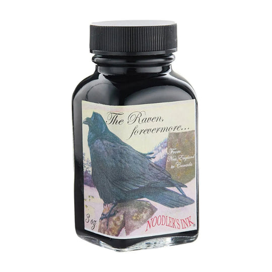 Noodler's 19115 Raven Black Ink Bottle, Black - 88ml