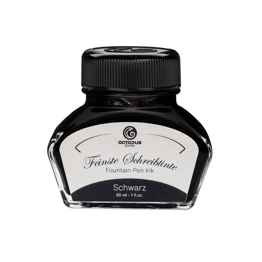 Octopus Classic Schwarz Ink Bottle, Black - 30ml