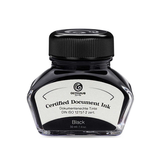 Octopus Certified Document Ink Bottle, Black - 30ml