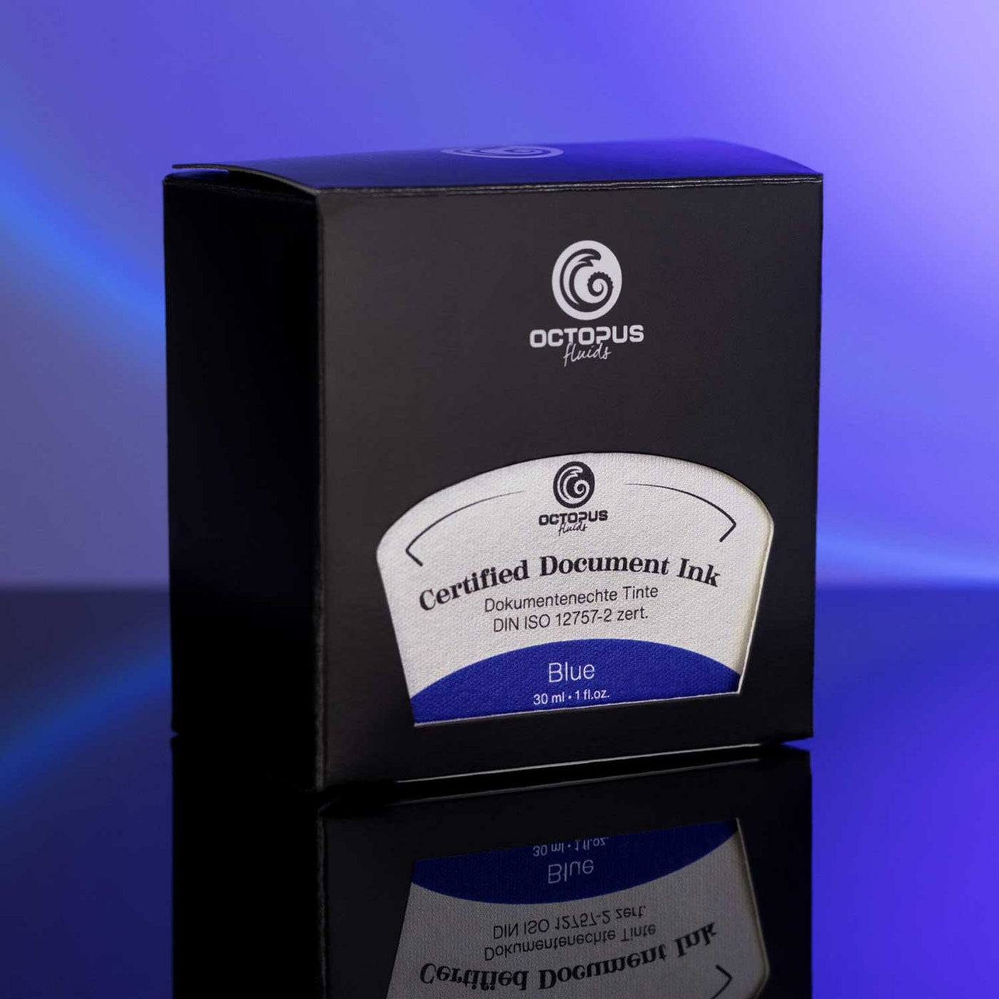 Octopus Certified Document Ink Bottle Blue - 30ml 5