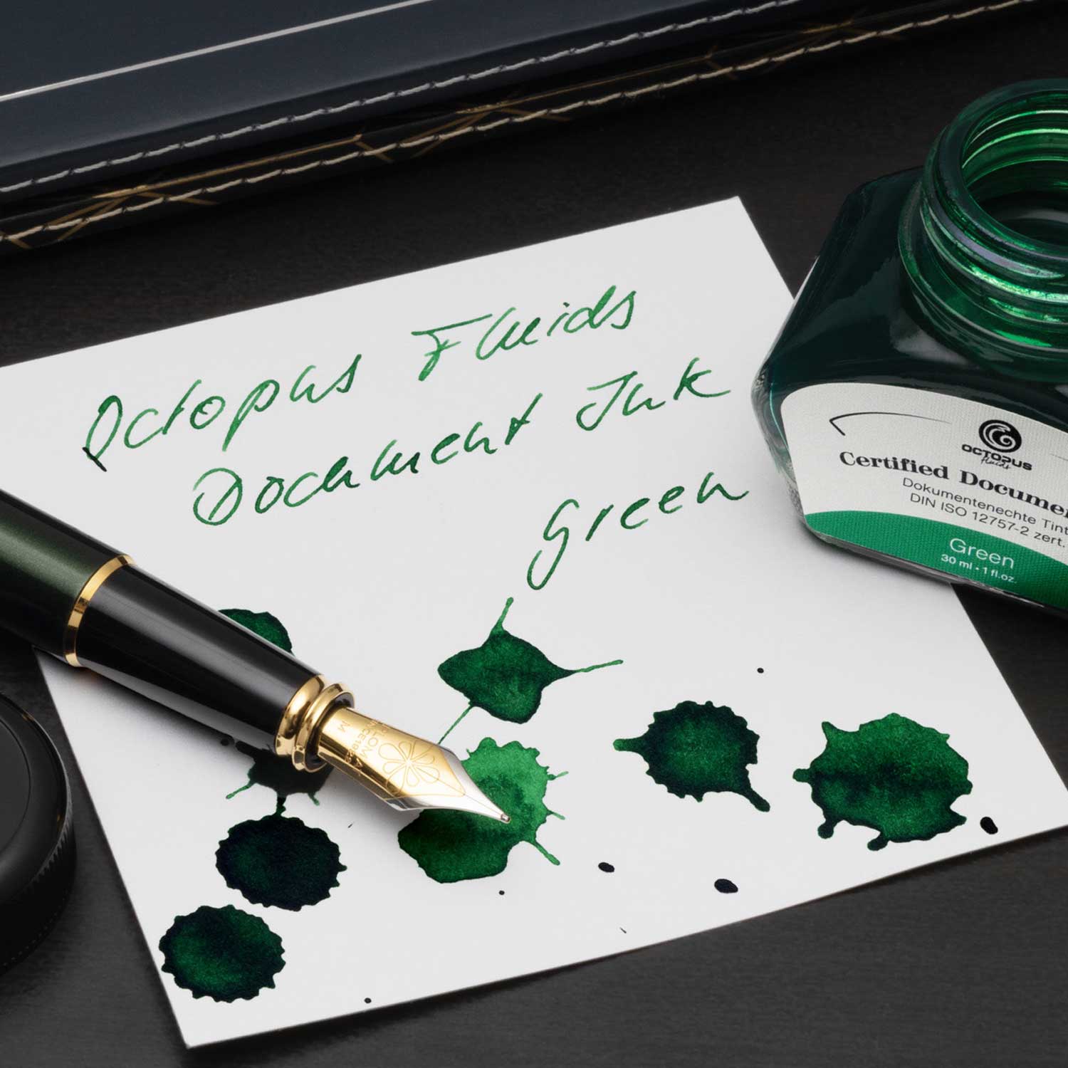 Can Doc Ink Colors Octopus Certified Document Ink Bottle, Green - 30ml – Makoba