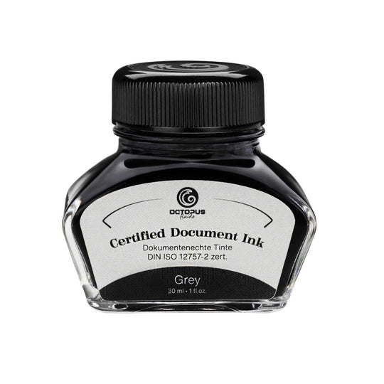 Octopus Certified Document Ink Bottle, Grey - 30ml