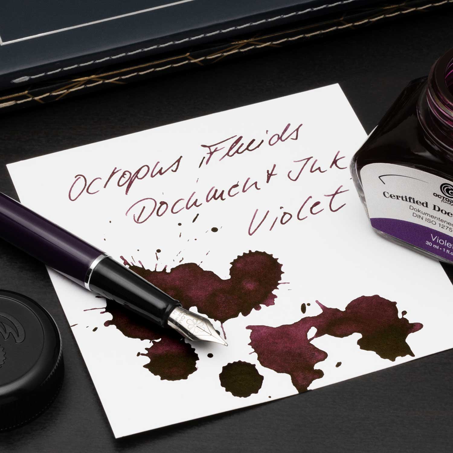 Violet Ink Note Octopus Certified Document Ink Bottle, Violet - 30ml – Makoba