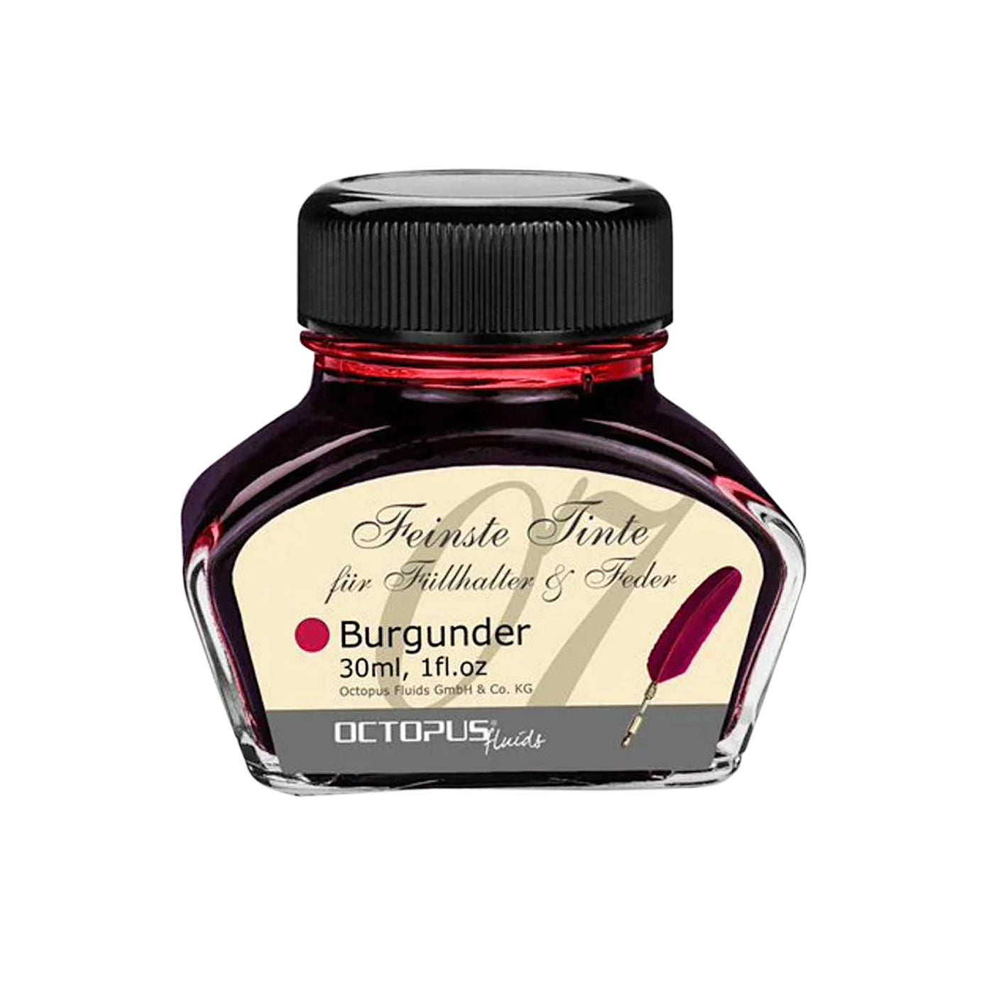 Octopus Classic Burgunder Ink Bottle - 30ml 1