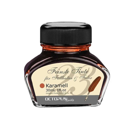 Octopus Classic Karamell Ink Bottle, Caramel Brown - 30ml