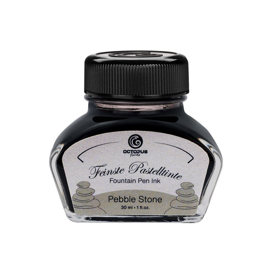 Octopus Pastel Pebble Stone Ink Bottle - 30ml