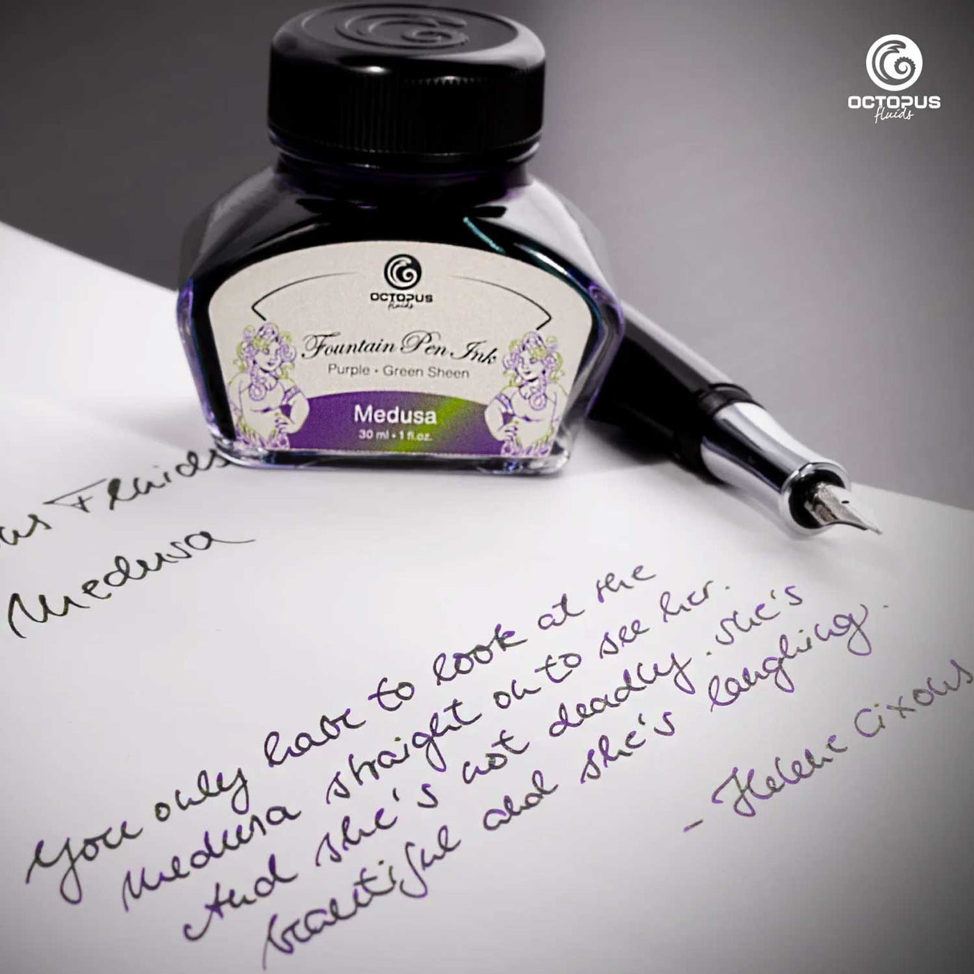 Octopus Sheen Ink Bottle - Medusa, 30ml – Makoba