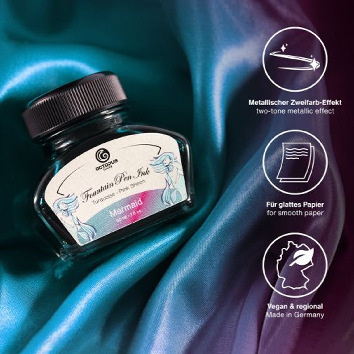Halibut Ink Buy Octopus Mermaid Ink | Octopus Sheen Inks Online at Makoba
