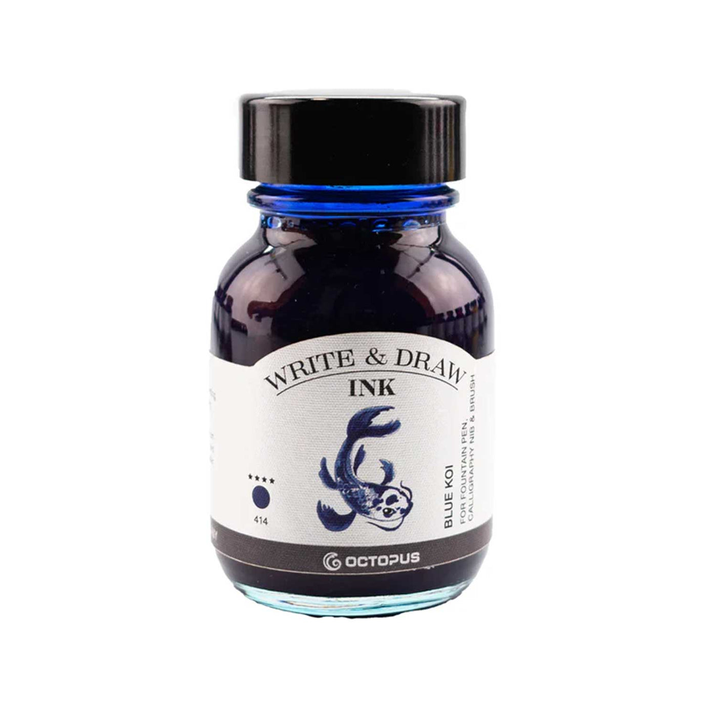 Octopus Write & Draw Ink Bottle Blue Koi - 50ml 1