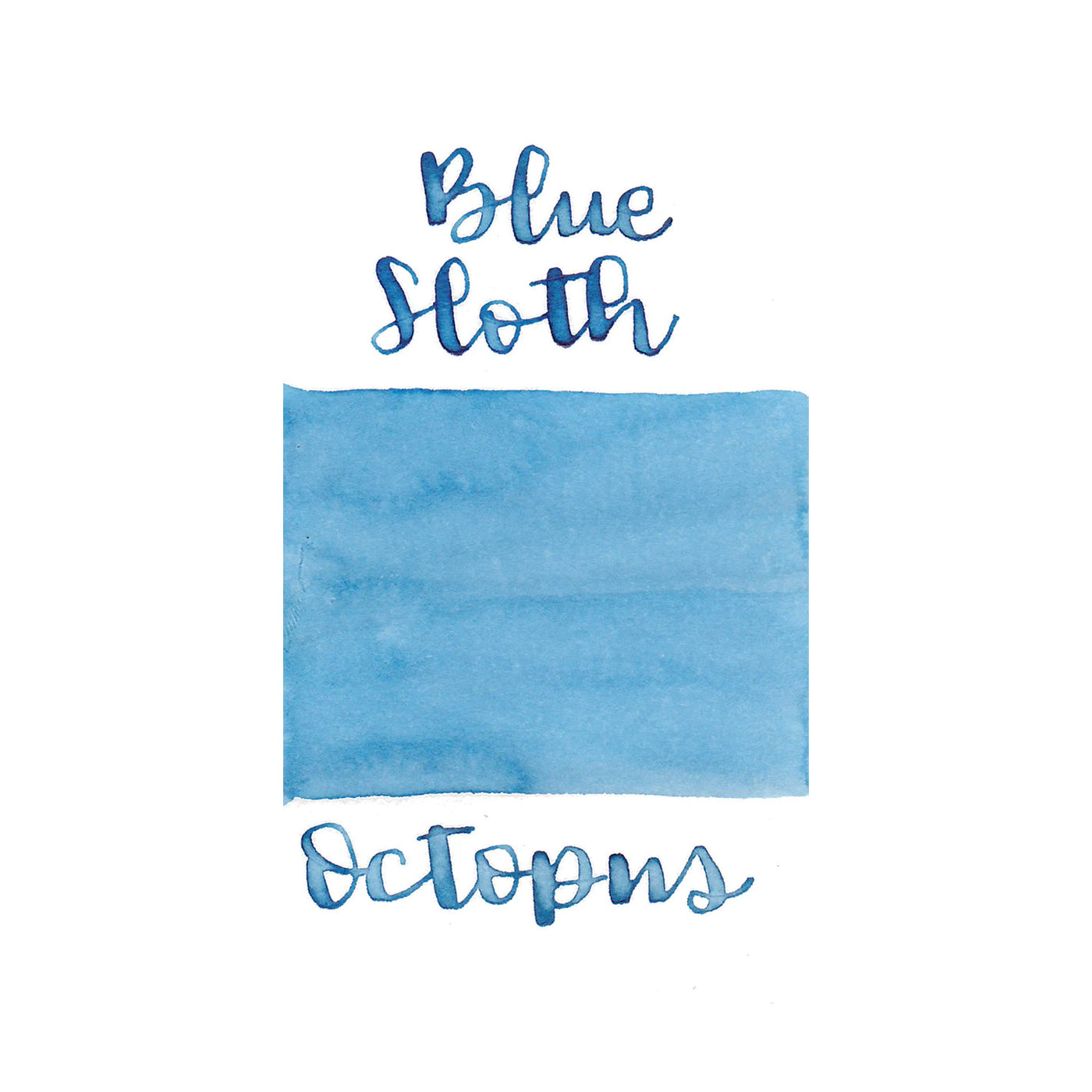Octopus Write & Draw Ink Bottle Blue Sloth - 50ml 2