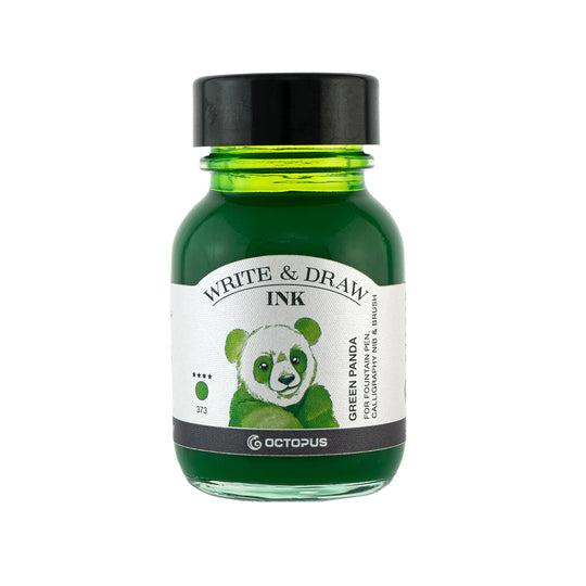 Octopus Write & Draw Ink Bottle, Green Panda - 50ml
