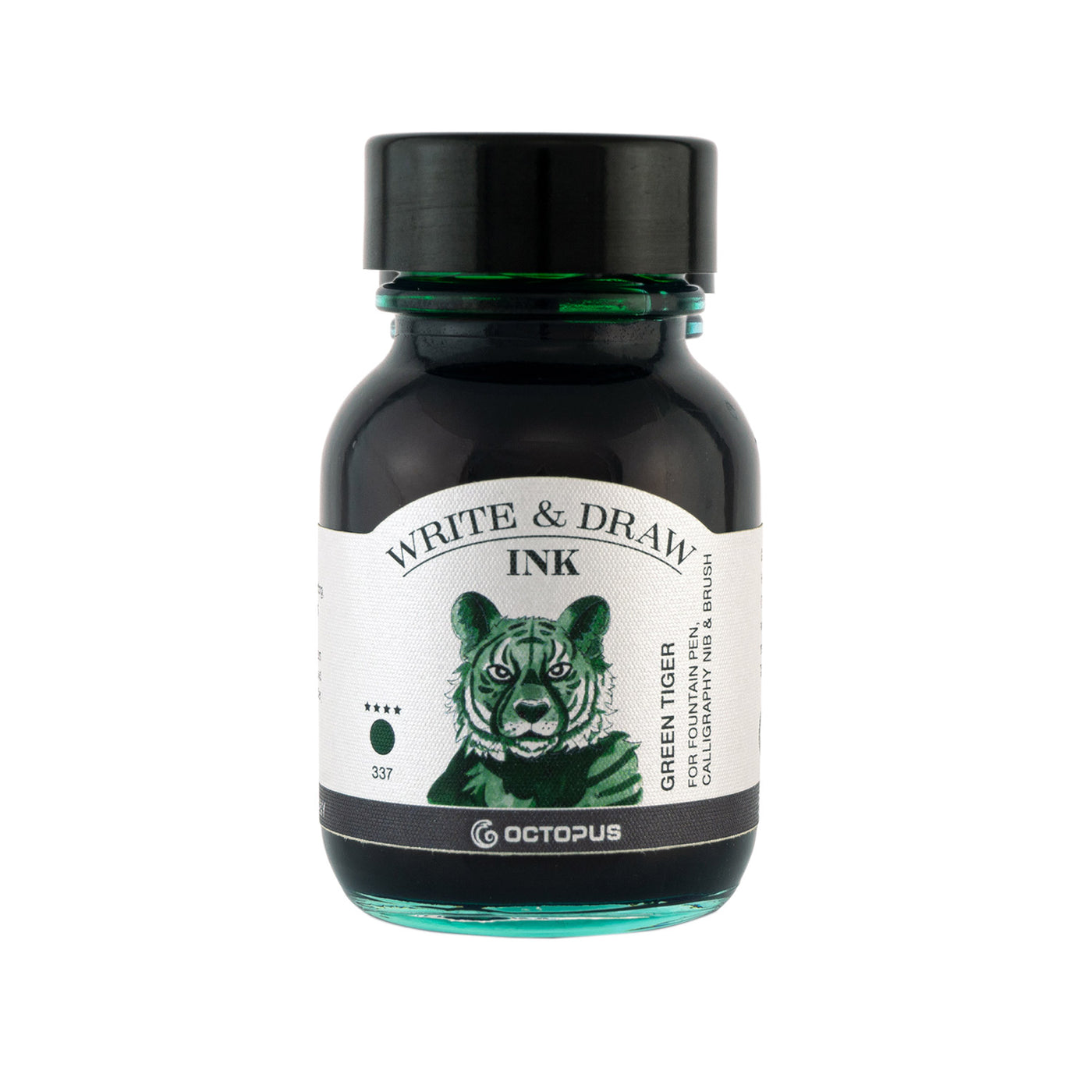 Octopus Write & Draw Ink Bottle Green Tiger - 50ml 1