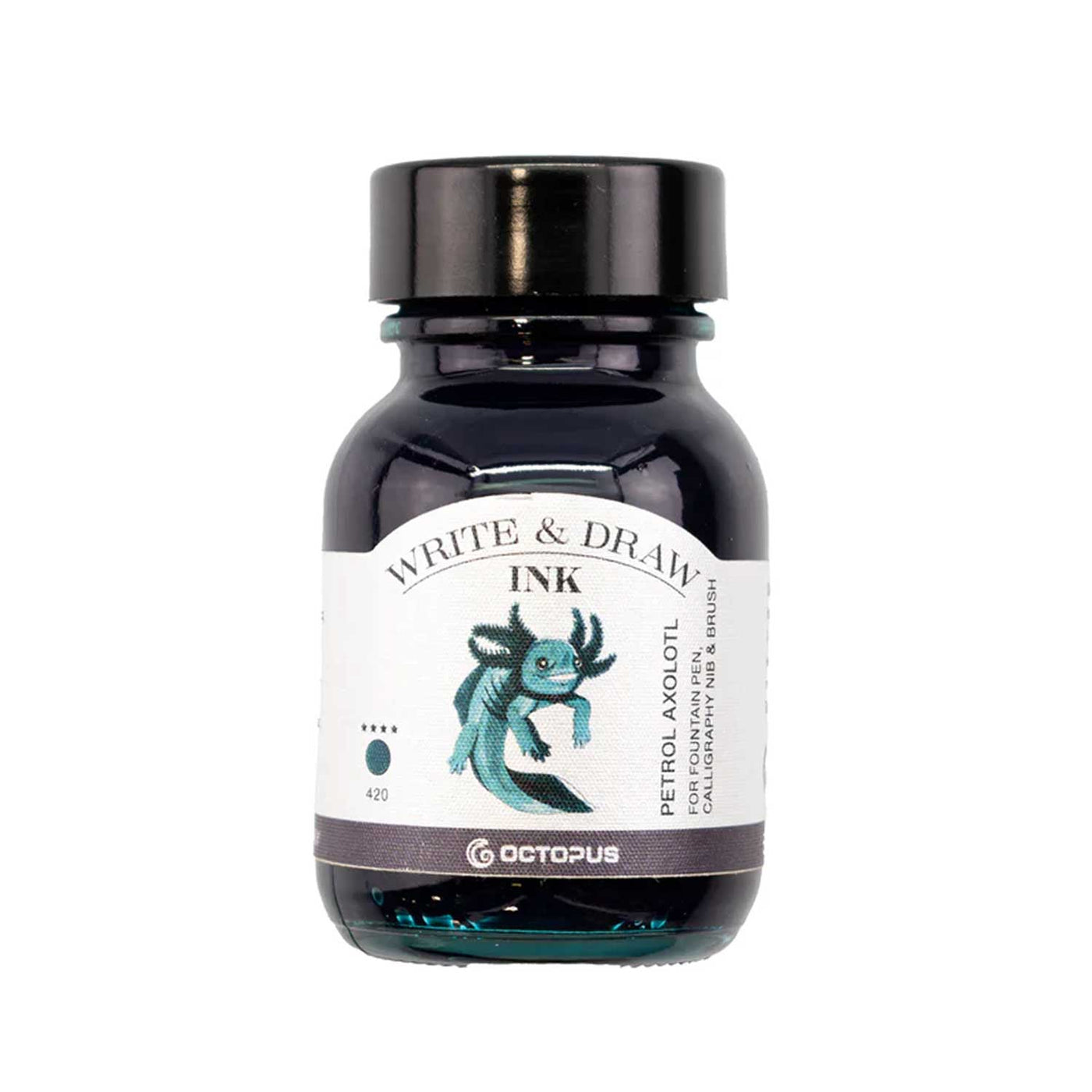 Octopus Write Ink Octopus Write & Draw Ink Bottle, Petrol Axolotl - 50ml – Makoba