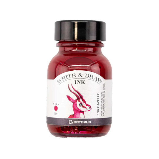 Octopus Write & Draw Ink Bottle, Pink Gazelle - 50ml