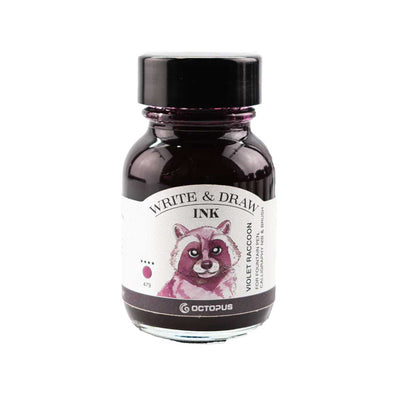 Octopus Write & Draw Ink Bottle Violet Raccoon - 50ml 1