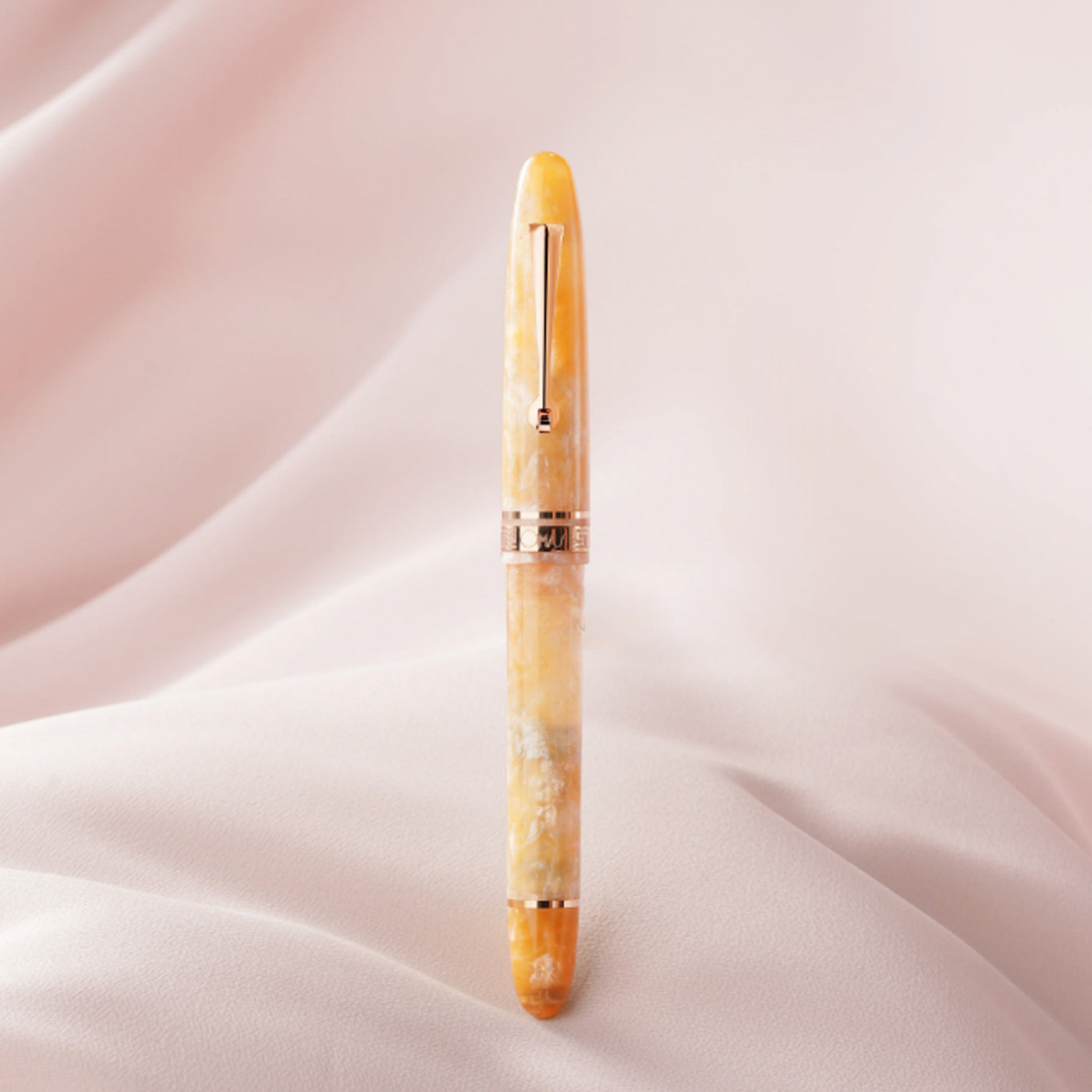 Omas Ogiva Cocktail Series Fountain Pen - Peach Bellini (Limited Edition) 10