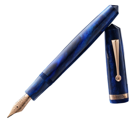 Omas Studio Fountain Pen - Azzuro Diamante RGT