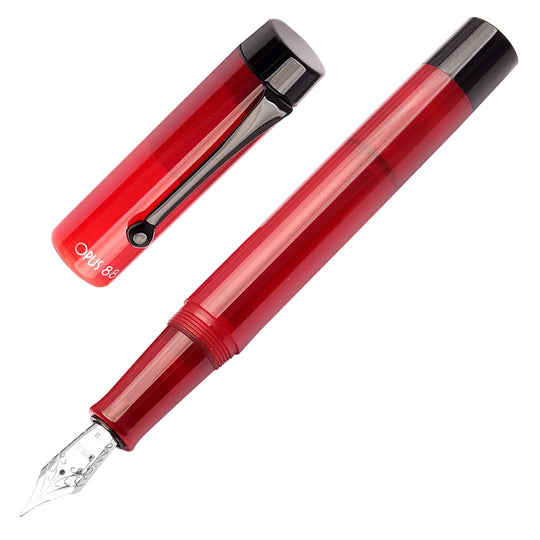 Opus 88 Demo Fountain Pen - Red
